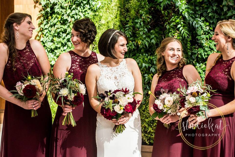 Burgundy Bouquets