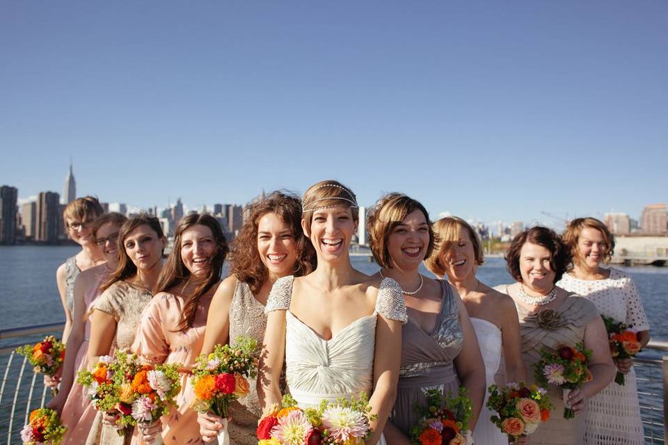 Bright Bridal Party