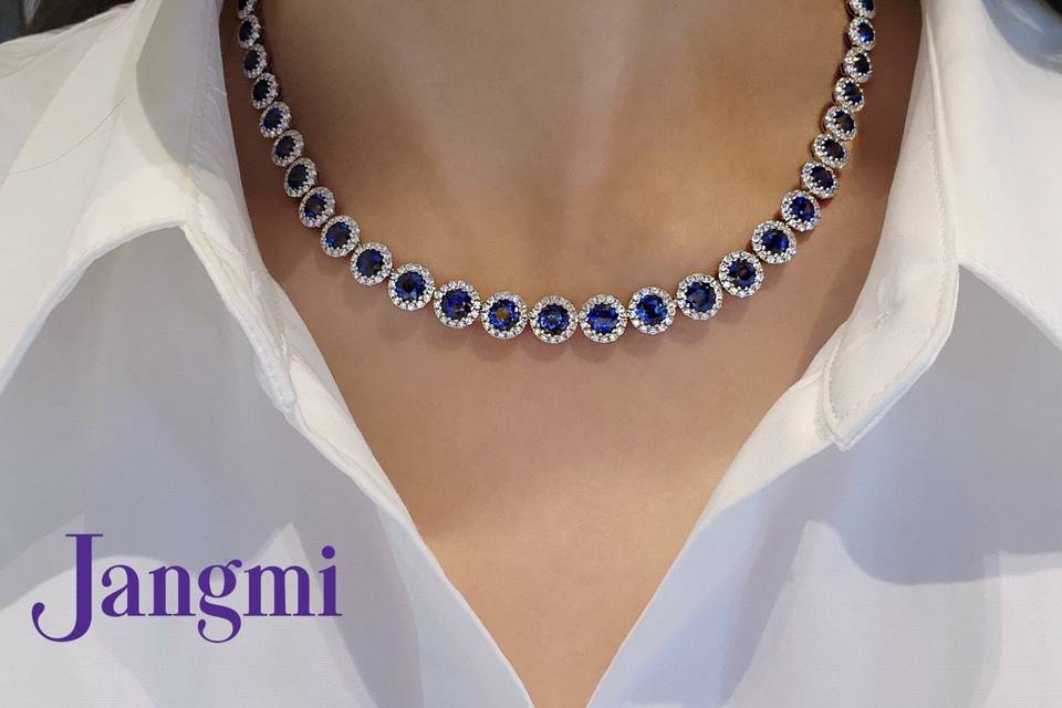 Sapphire necklace