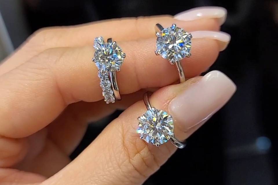 3.5ct, 3ct and 2ct