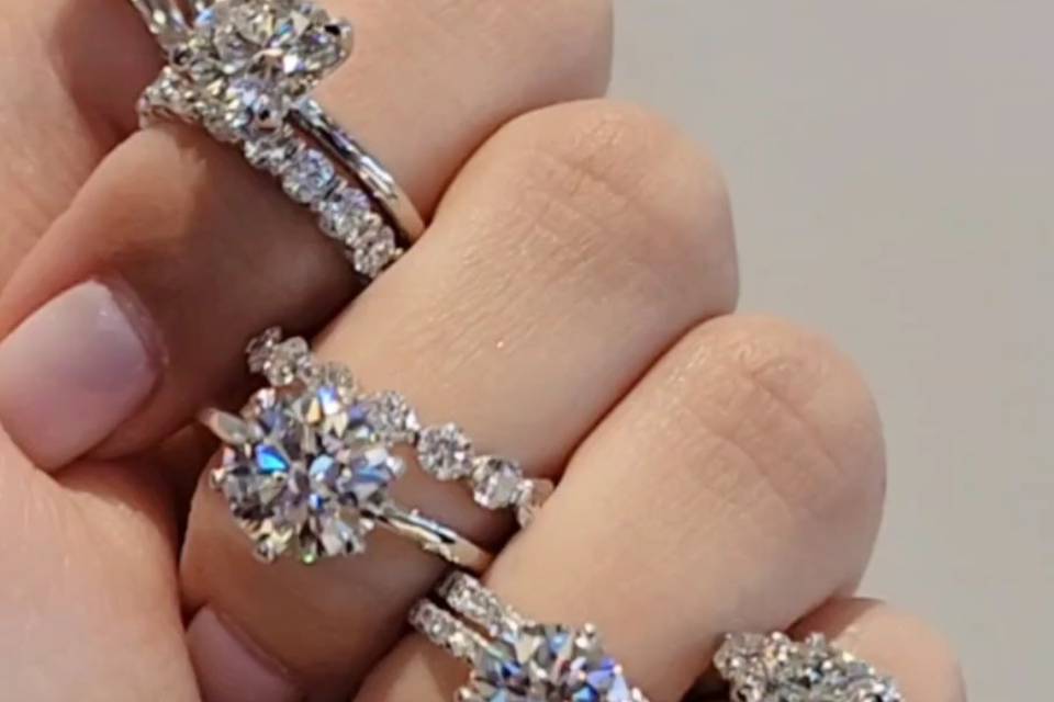 Round Brilliant cut diamonds