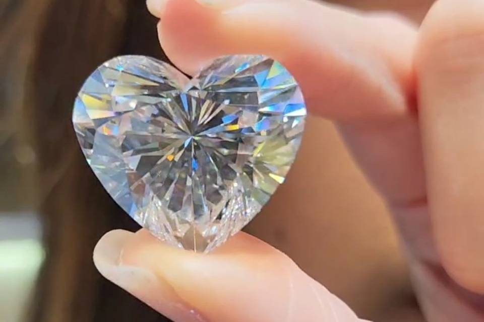 Heart shape diamond