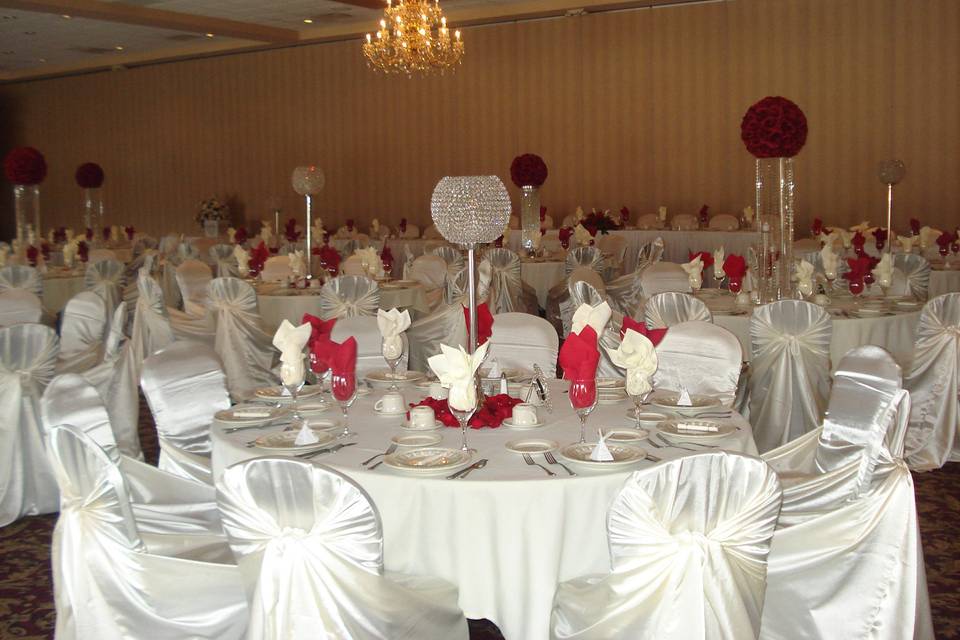 Reception set-up