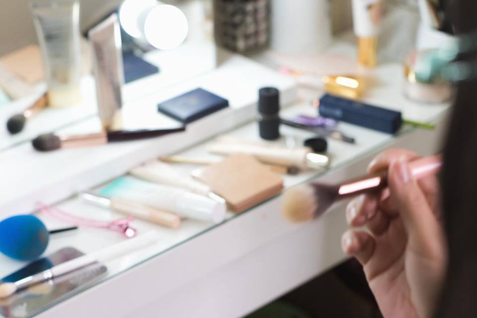 Makeup setup