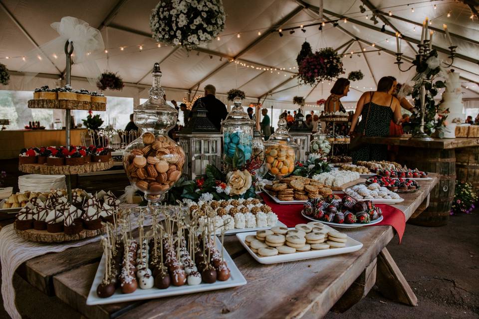 Dessert table