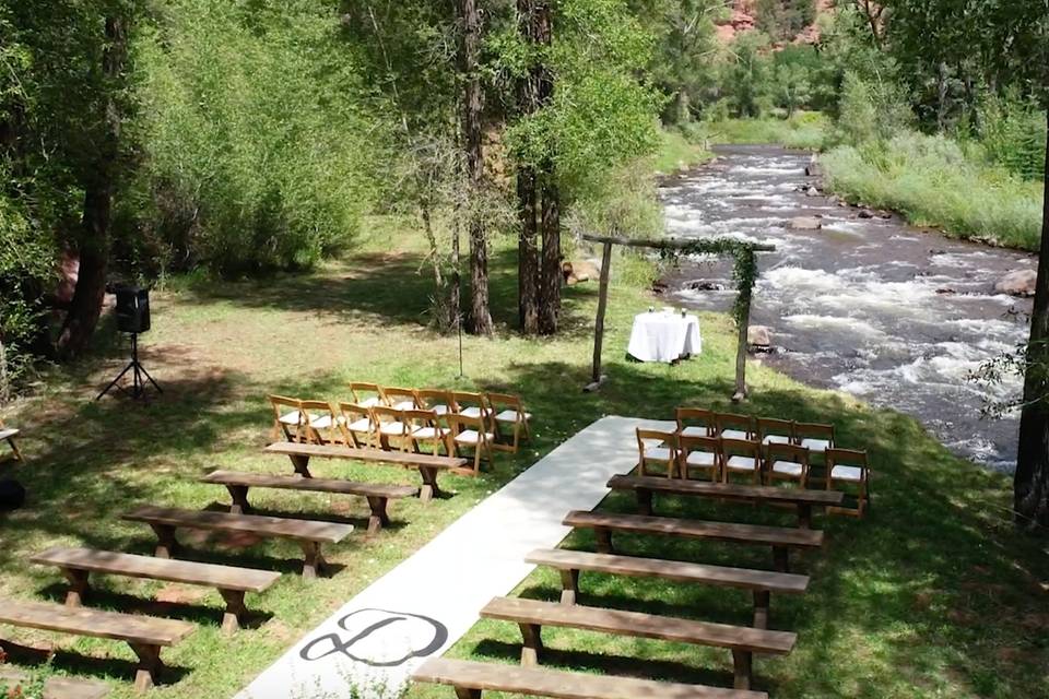 Red Rock ceremony site