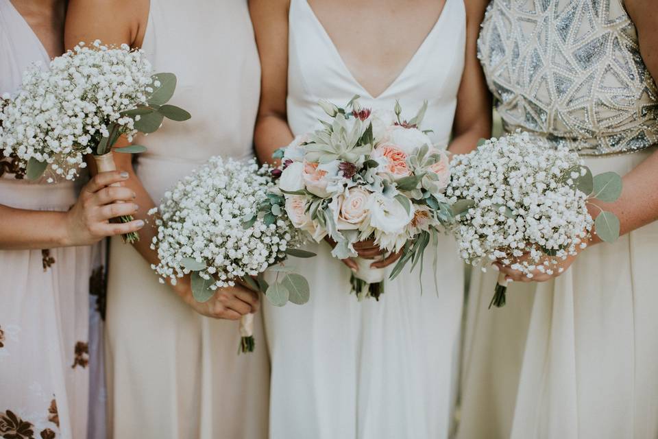 Baby's breath bouquets