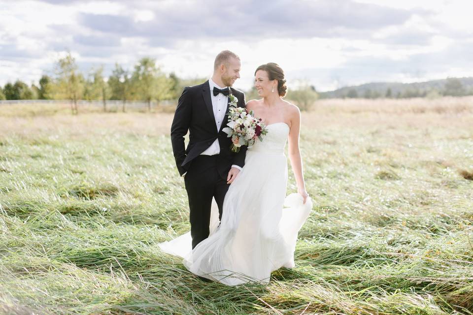 Couple in the field