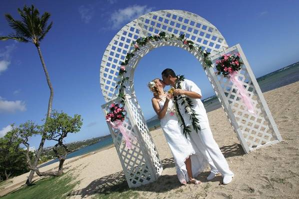 Couple kissing