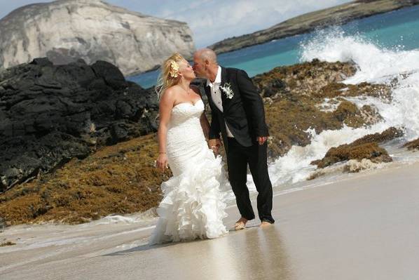 Couple kissing