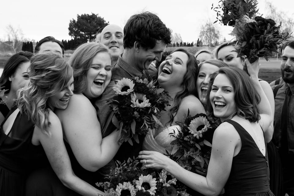 Bridal party love