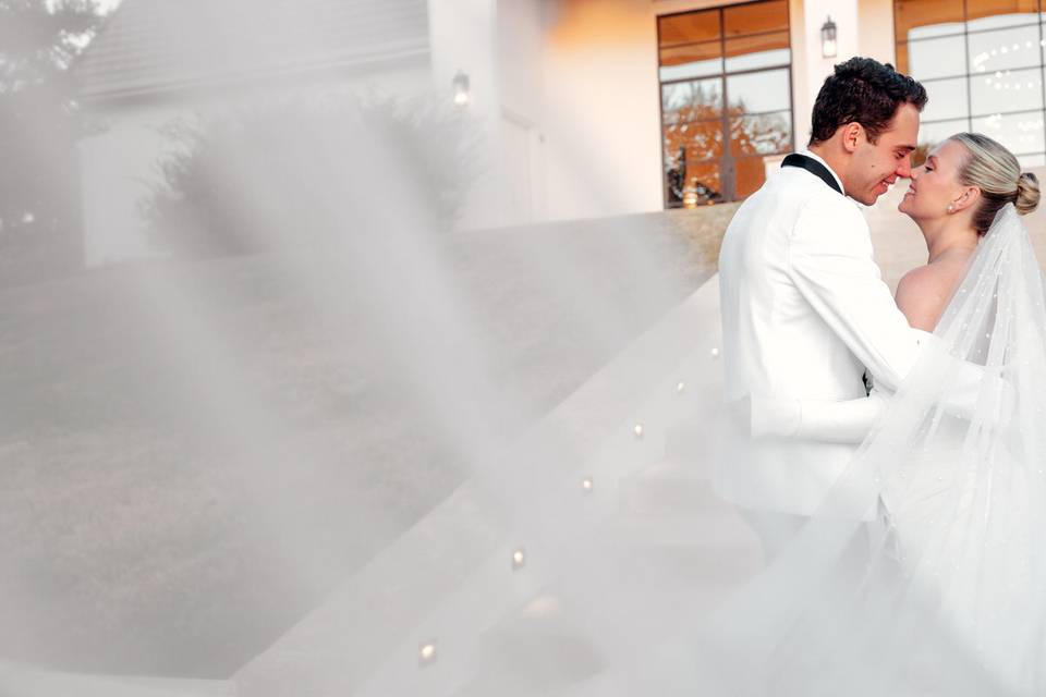 Falling wedding rings