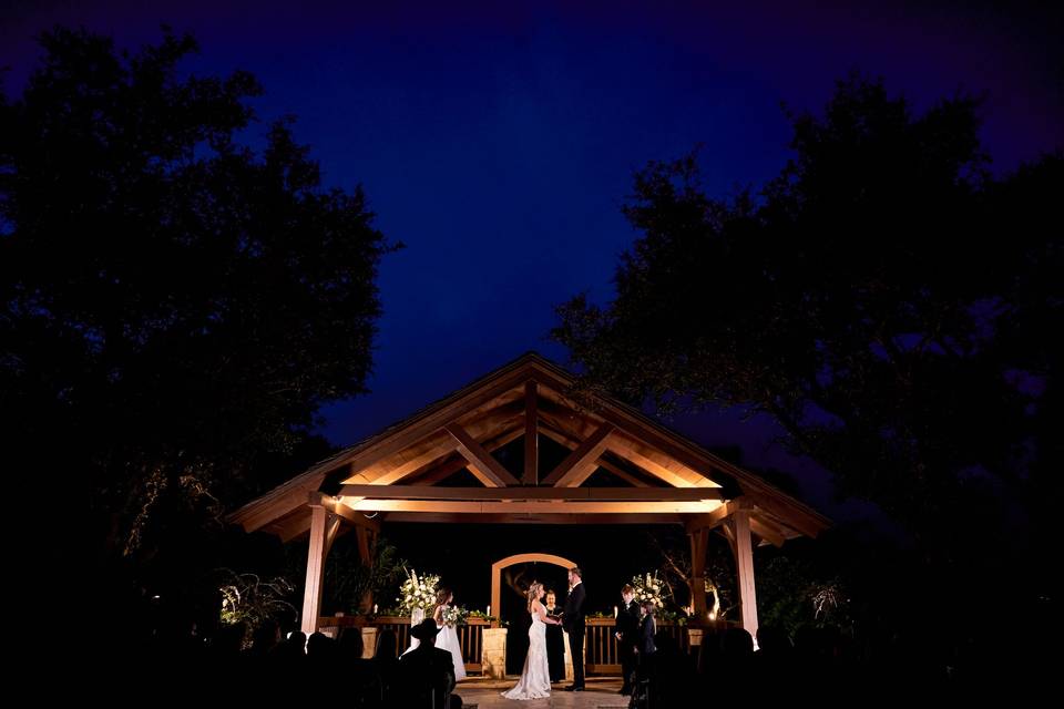 Wedding Ceremony at night