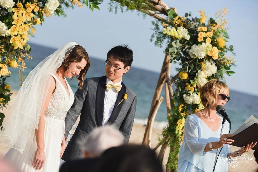 Beach wedding