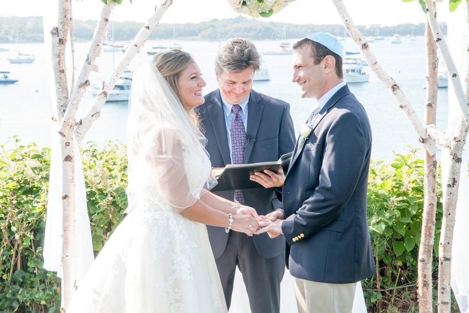 Officiant heading the ceremony