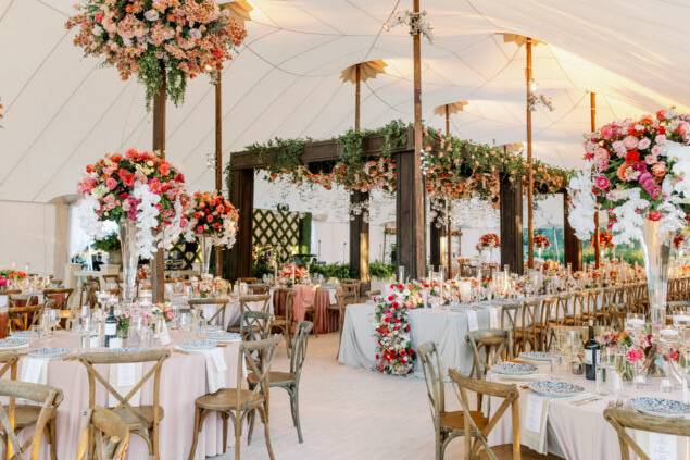 Tented Reception in The Meadow