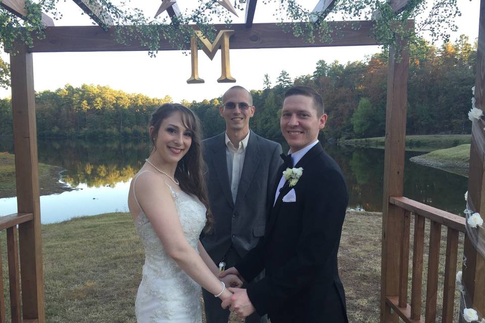 October 10th, 2015 - today I was blessed to marry Jacob and Jillian in Little Rock, Arkansas!