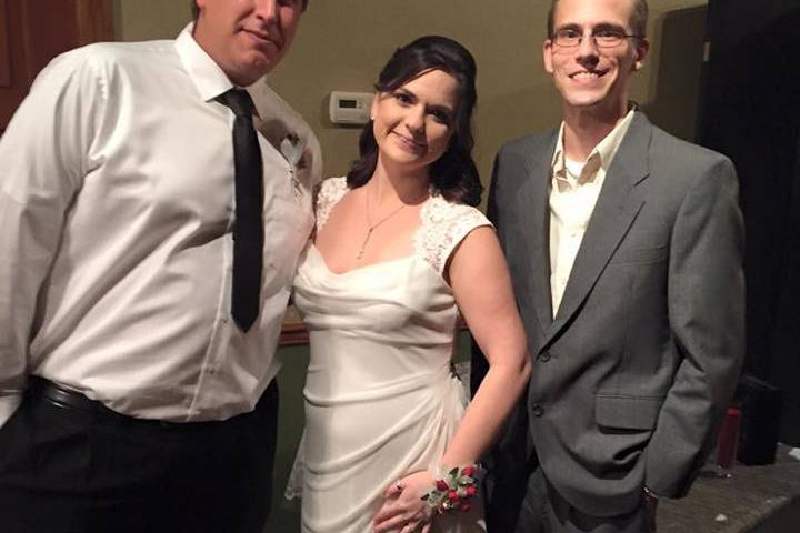 11 November 2015/Mabelvale, Arkansas - it was my honor to join Rodger and Scott in marriage!