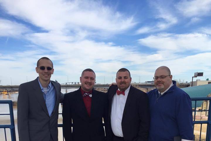 Today, February 5th, 2016, it was a joy to unite Zach and Chris in marriage at the Junction Bridge in North Little Rock, Arkansas!