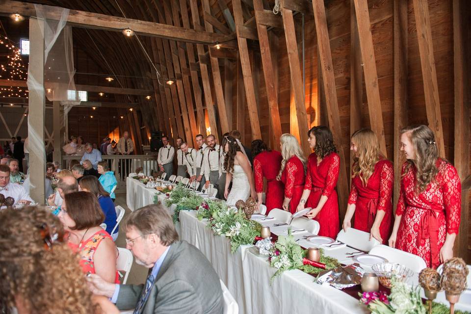 Weddings in the Barn at Owl & Olive