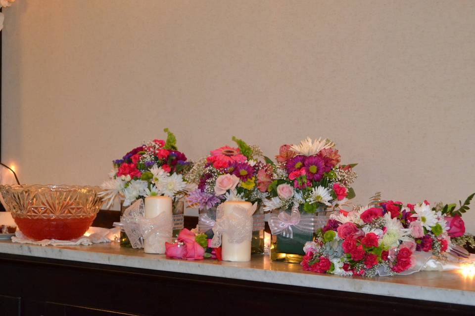 Getting lined up for the Wedding
