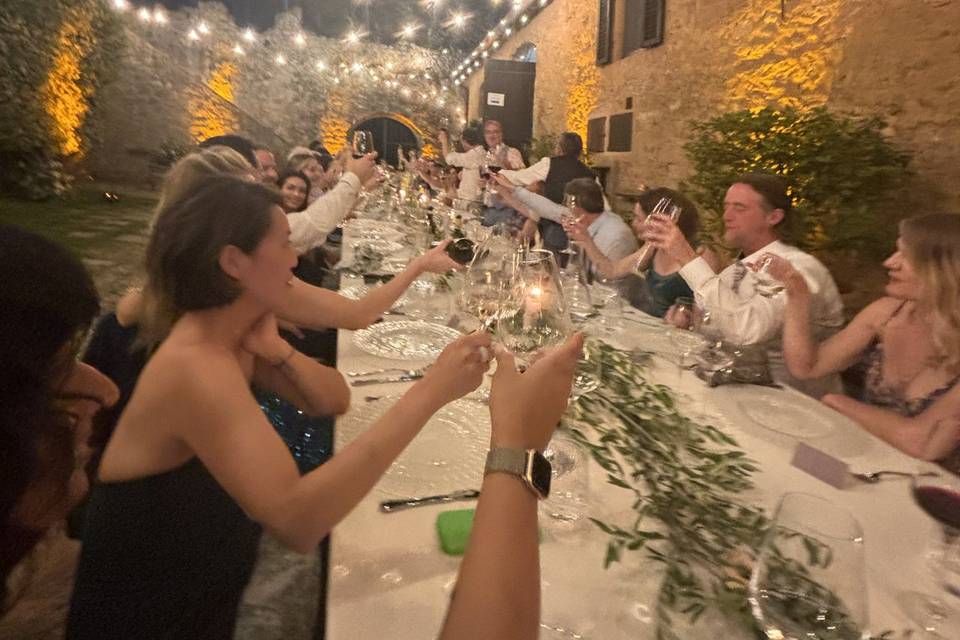 Cheers to the music!