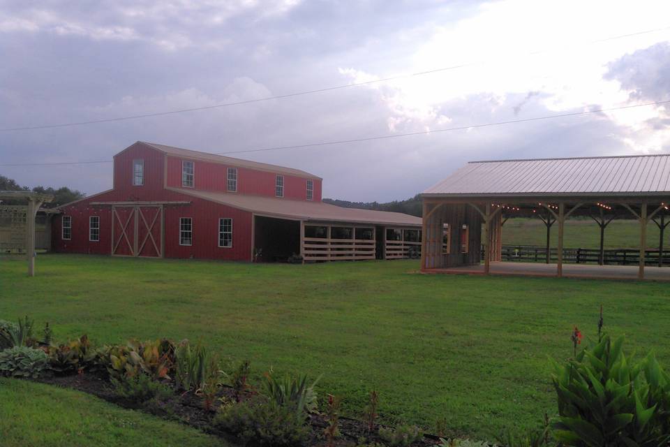 Main barn and pavilion