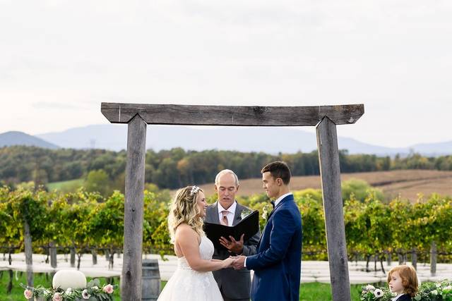 Vineyard wedding