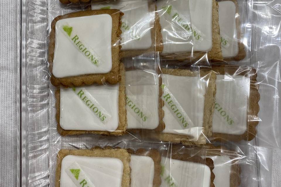 Custom Logo Cookies