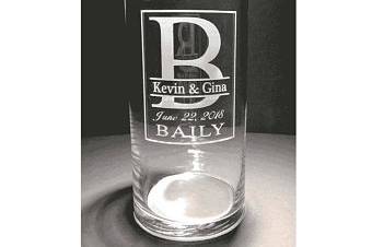 Forever Yours Glass Etchings providing personalized custom engraved gifts  and glassware