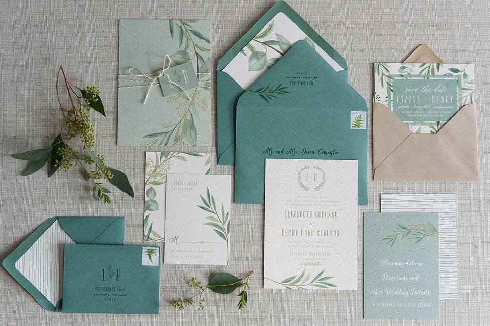 Botanical invitation