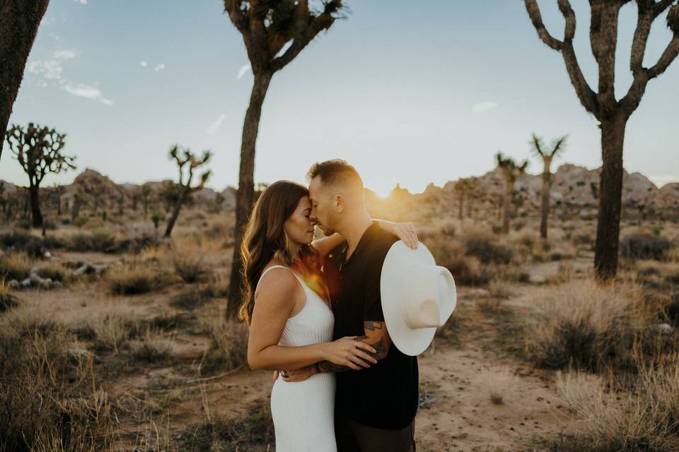 Engaged in Joshua Tree