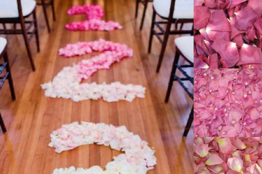 Flyboy Naturals Rose Petals 30 Cups = 1200 Petals Approx. Sunset Blend of  Rose Petals from Wedding Decoration.