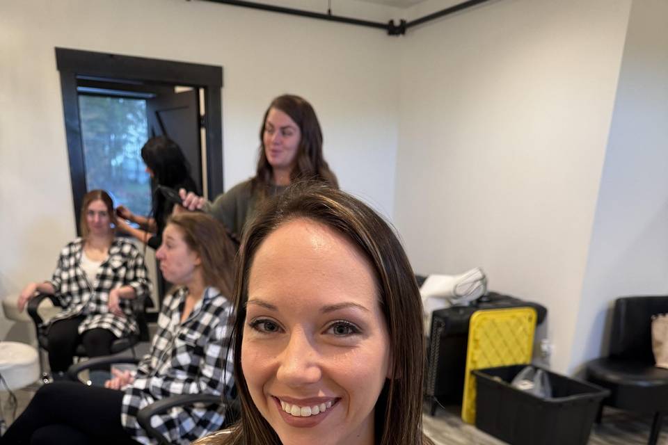 Bridesmaid makeup