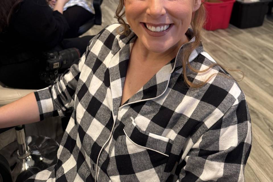 Bridesmaid makeup