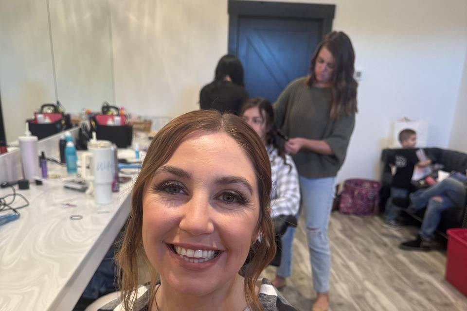 Bridesmaids makeup