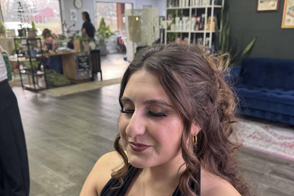 Bridal hair
