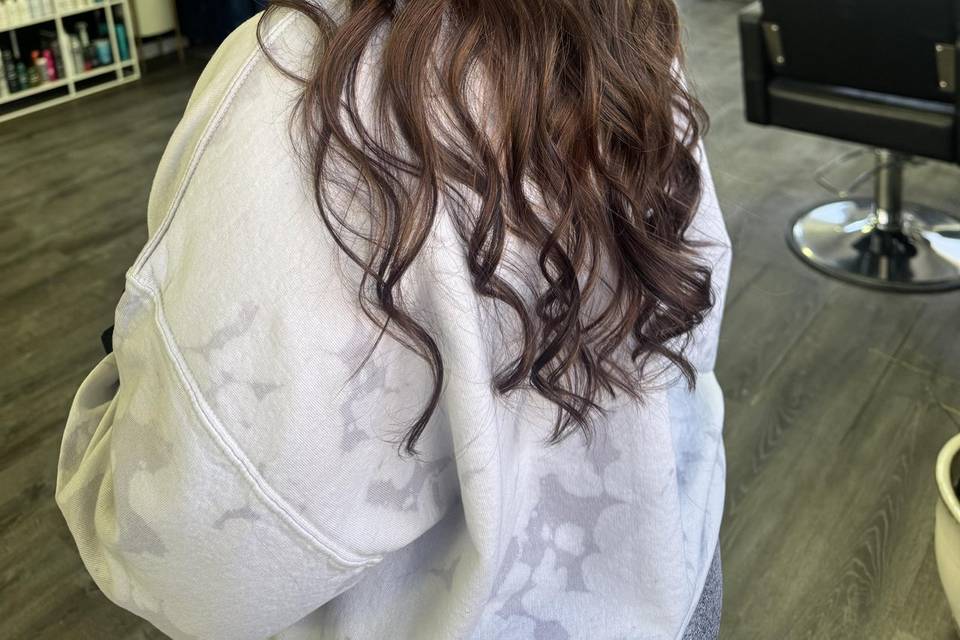 Bridal color- before trial!
