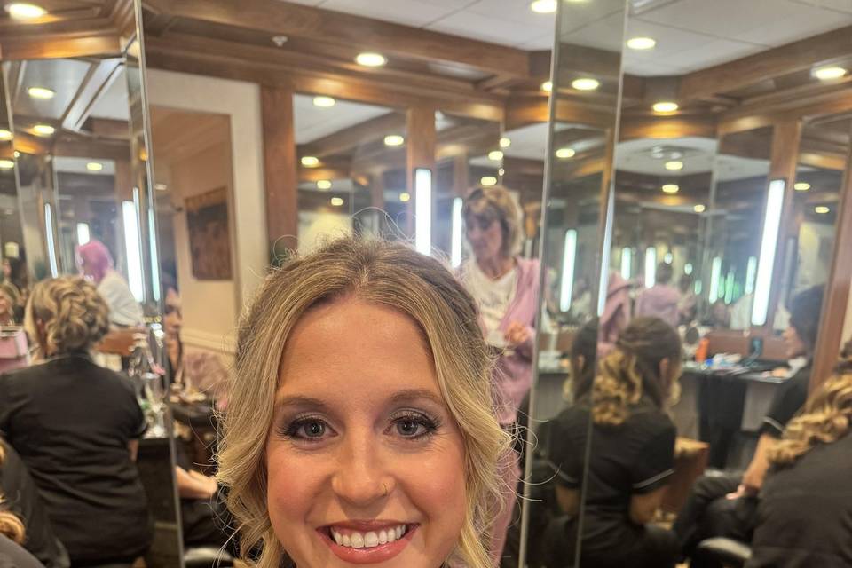 Bridesmaid makeup
