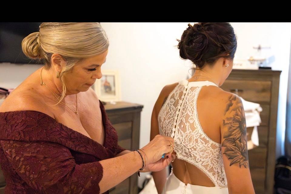 Bridal party glam