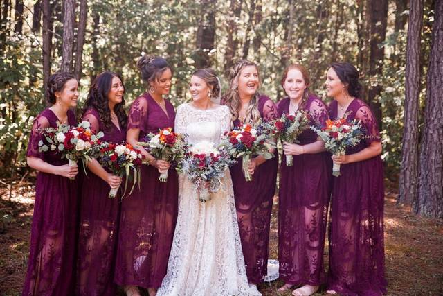 Bridal party hair