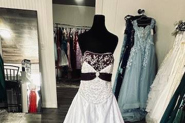 Strapless Purple trim
