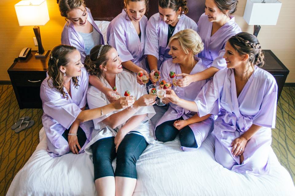 Bridal party robes