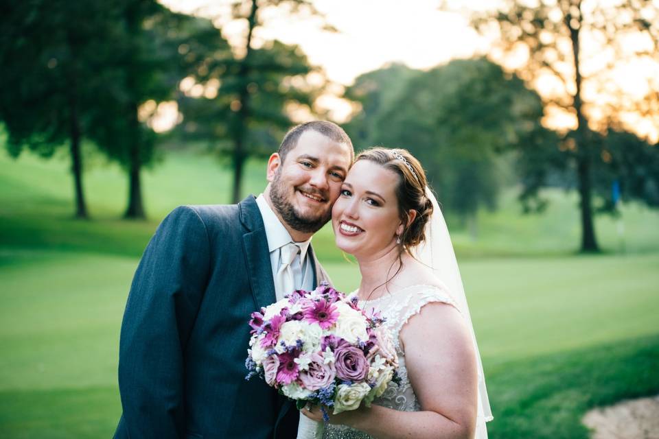 Bride and groom portraits