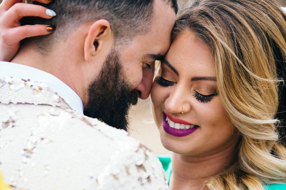 Bride and groom portraits