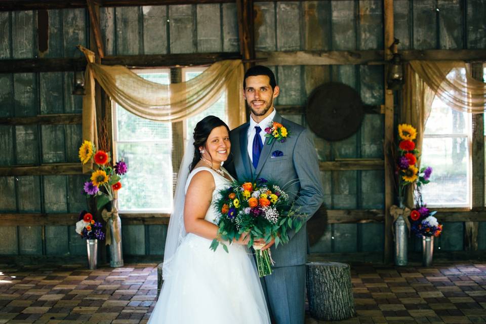 Bride and groom portraits