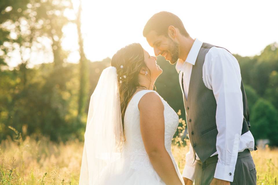 Bride and groom portraits