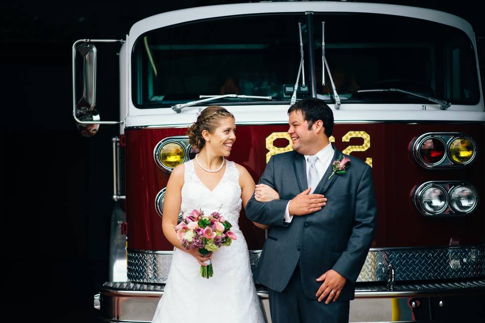 Firehouse wedding