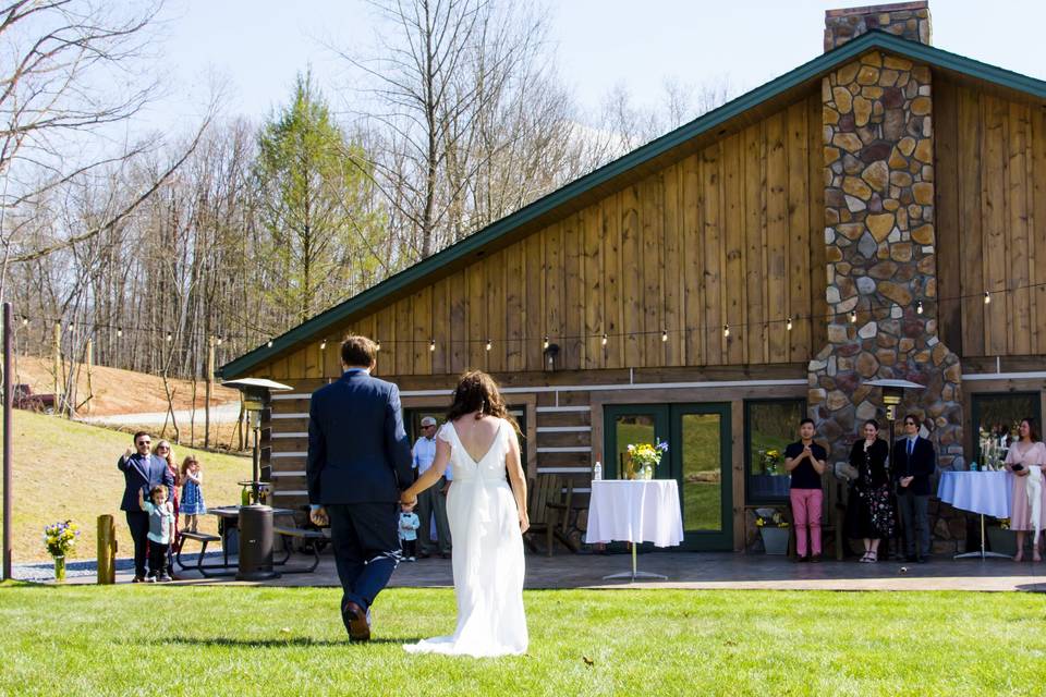 Groom and bride