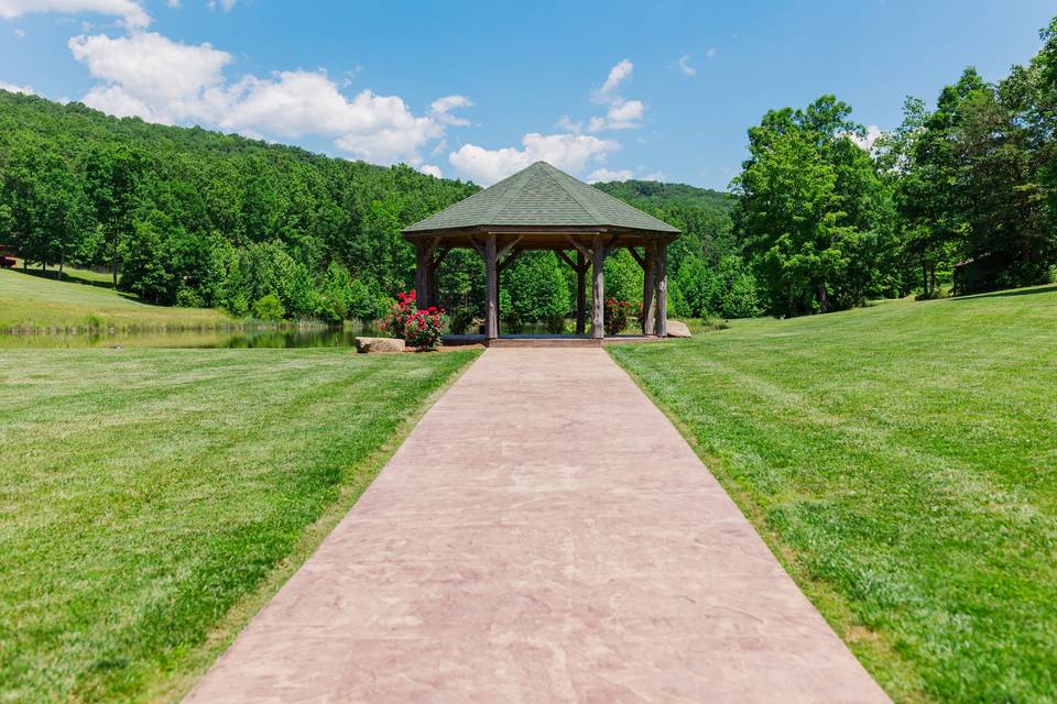 Gazebo by the lake